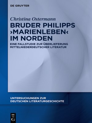 cover image of Bruder Philipps 'Marienleben' im Norden